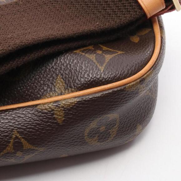 LOUIS VUITTON Brown Monogram Leather Pochette Hobo Bag - Picture 7 of 7